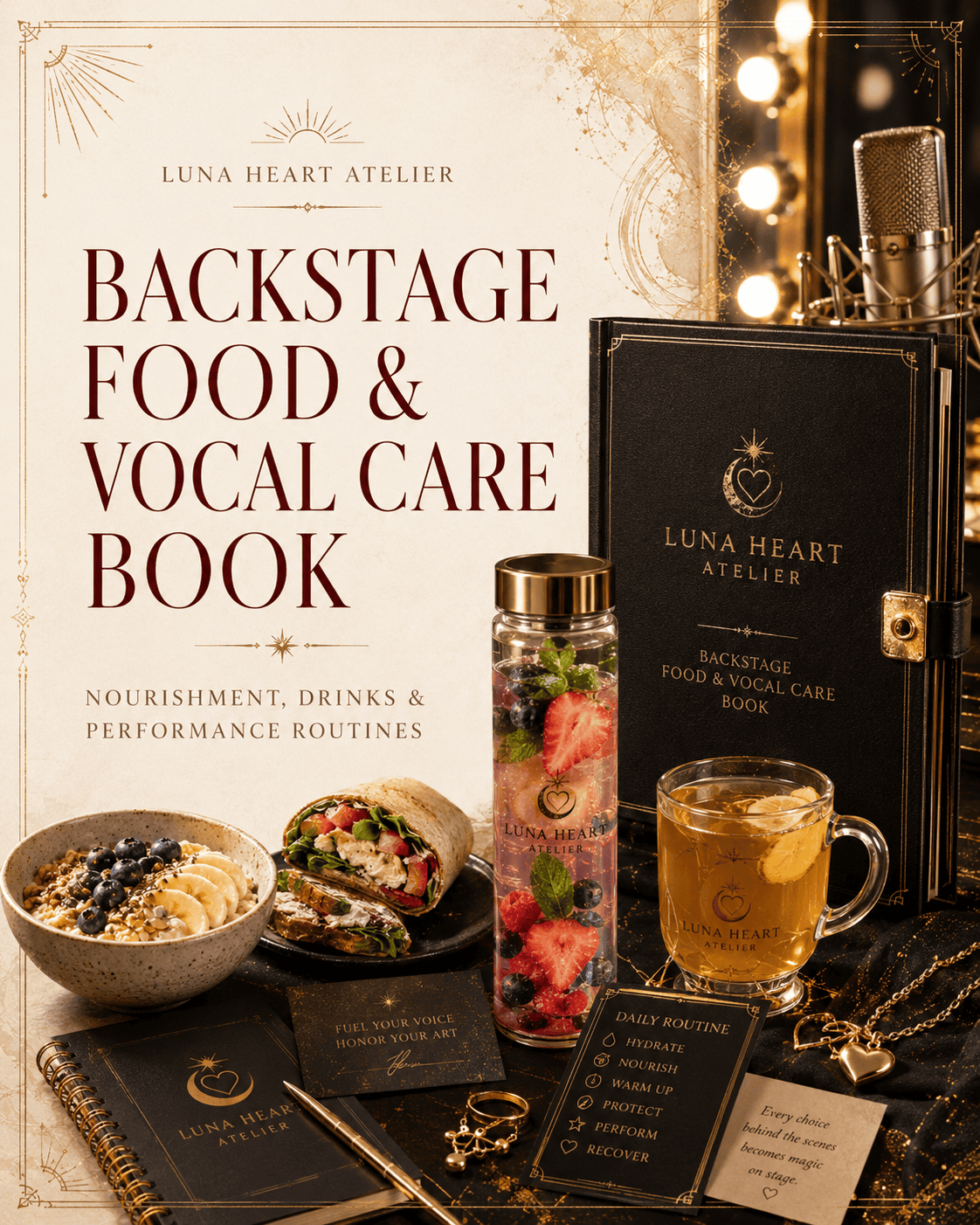 Luna Heart Atelier Backstage Food and Vocal Care Book