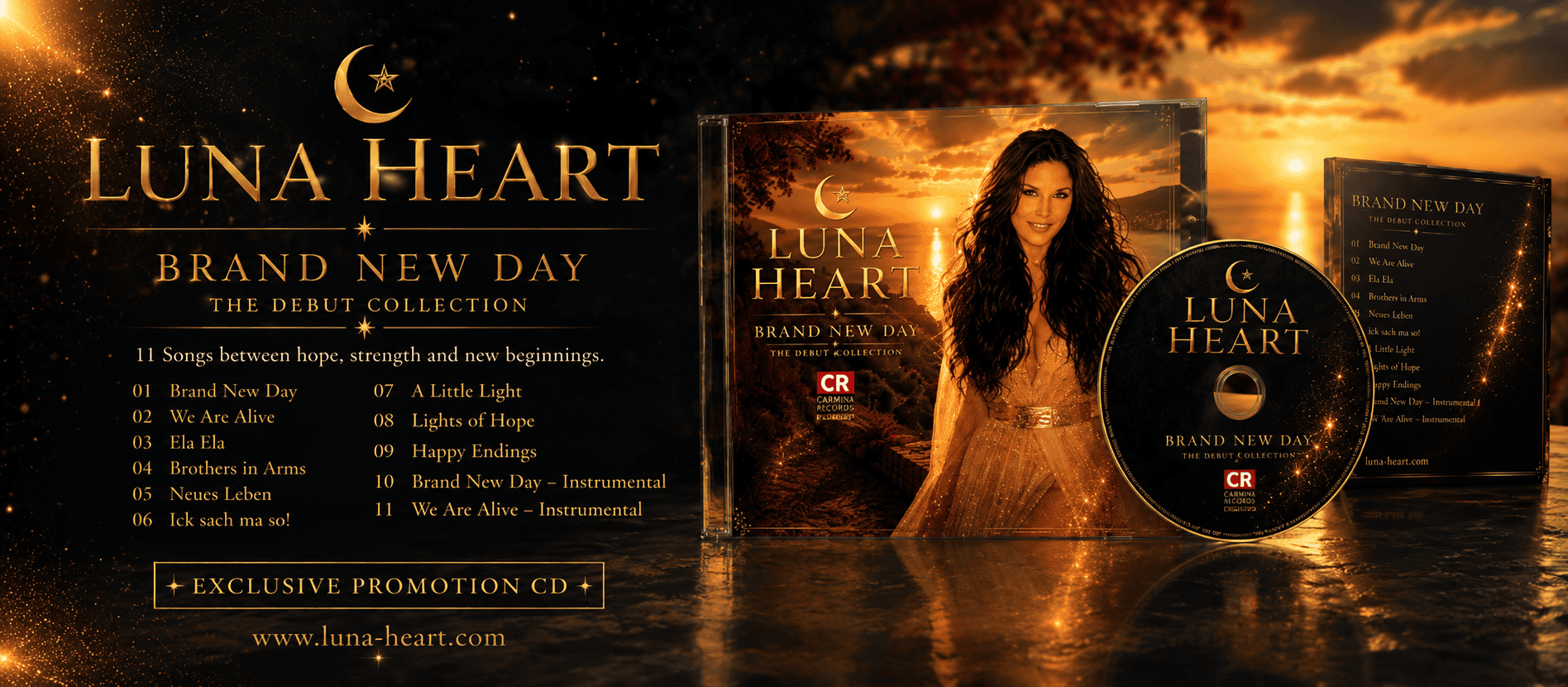 Luna Heart – Brand New Day – The Debut Collection with 11 songs